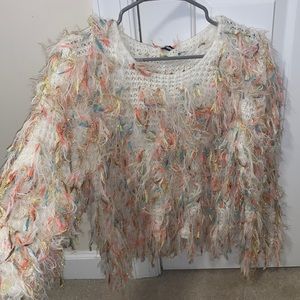 *NWT* Fashion Nova confetti party sweater
